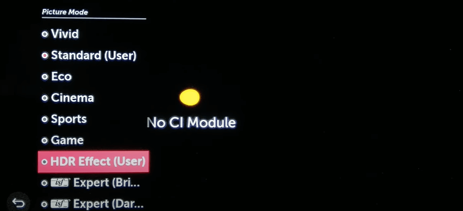 Turn on HDR on LG Smart TV