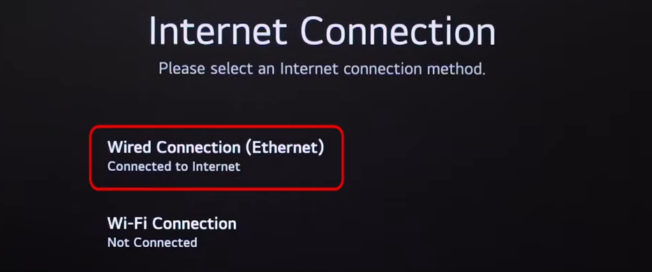 Check the connection status