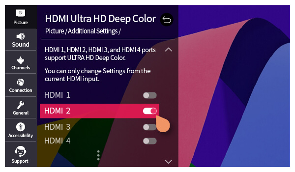 Connect your RCA/HDMI input to your LG TV