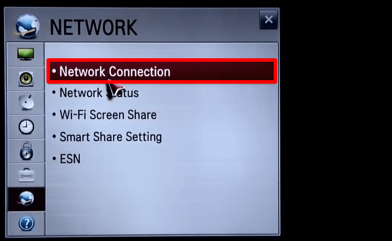 Connect your LG NetCast TV to WIFI using TV Settings