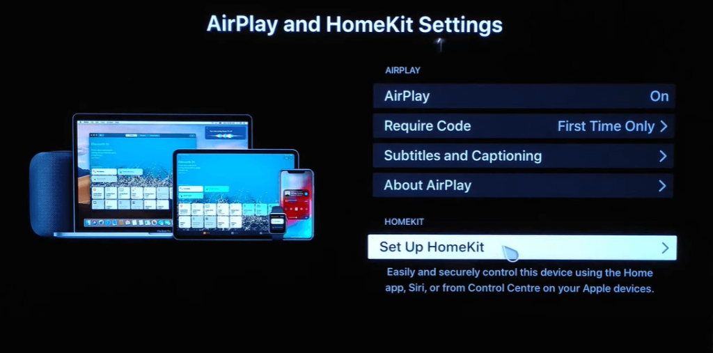 Click on Set Up HomeKit