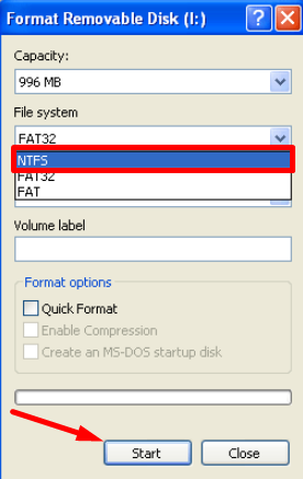 Change the USB Format to fix Invalid Format error on LG TV