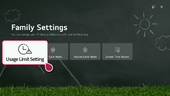 Set Family Settings on LG TV