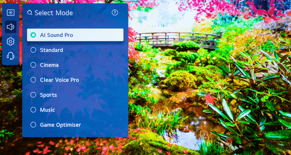 Change Sound Mode settings to get the best audio on LG TV