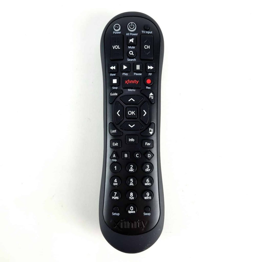 Push the Setup button to program your Xfinity remote to LG TV