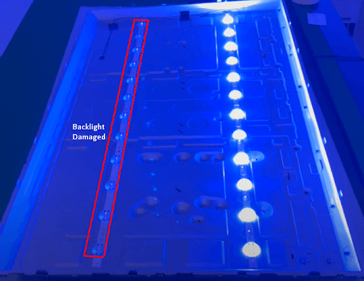 Replace your LG TV backlights to fix the half screen black display problem