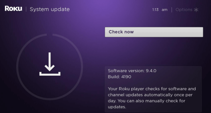 Update your Roku and fix the Roku not working issue on LG TV