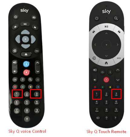 Sky Remote Codes for LG TV - Press 1 and 3 button together