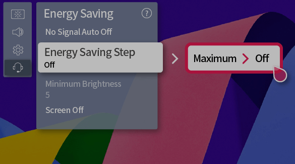 Turn off Energy Saving Mode and fix the LG TV Dimming issue