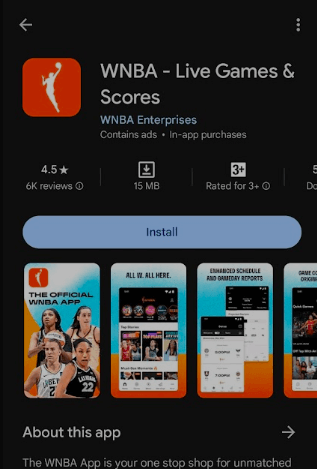 Download the WNBA mobile app and cast it to your LG Smart TV