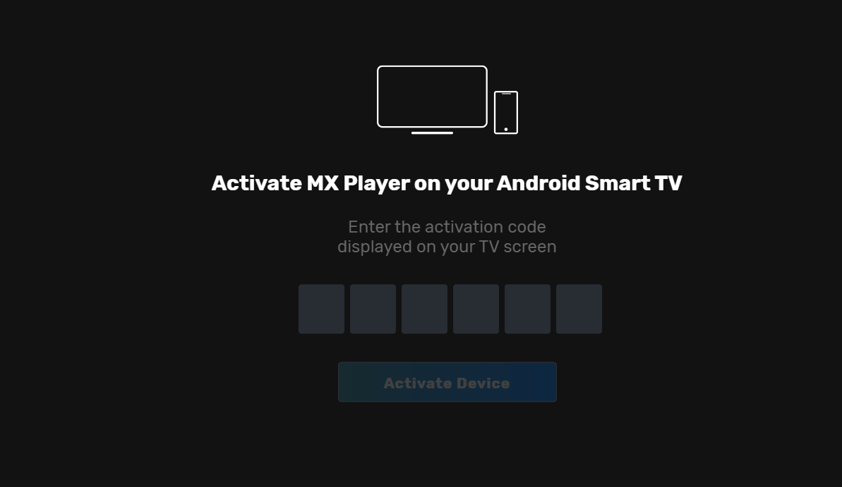 Select Activate Device