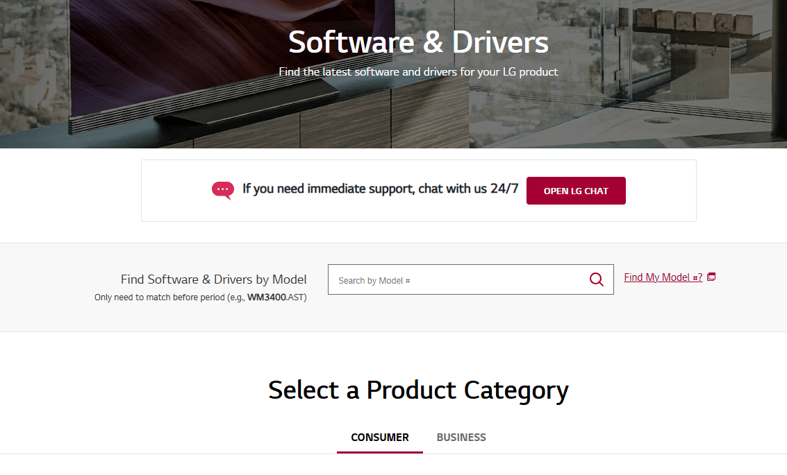 Update the Software & Drivers