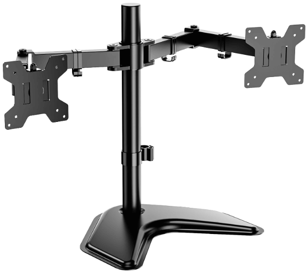 WALI Free Standing Dual LCD Monitor