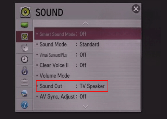 Select Sound Out