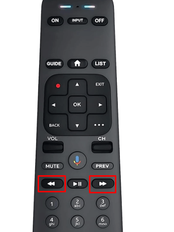 How to Program DirecTV Remote to LG TV - Press the Fast Forward and Rewind Button